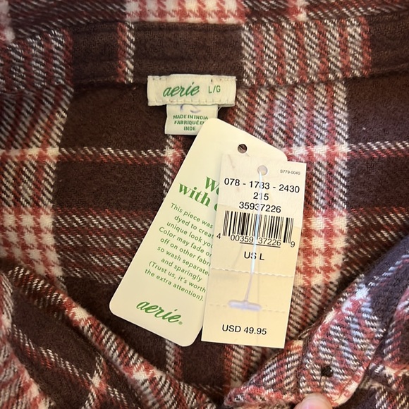 Aerie button up flannel - Picture 3 of 8